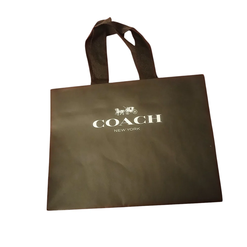 Coach Black Shopping Bag